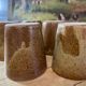 6 mugs in vintage stoneware