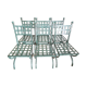 Lot de 6 chaises en fer forgé