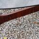 Designer coffee table by Hugues Poignant in rosewood and smoked glass from the 70s