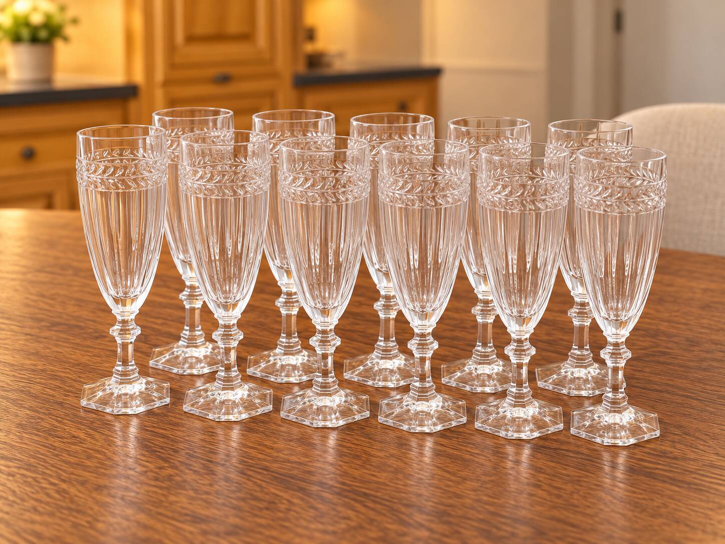 11 champagne flutes Villeroy & Boch Miss Desiree – 18.5 cm