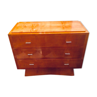 Art deco chest of drawers in lemon tree