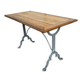 Table bistrot fonte pierre ouvrier