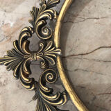 Old baroque metal frame