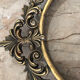 Cadre métal ancien baroque