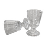 Verres bistrot soufflés vintage
