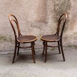 Pair of chairs bistro  Thonet model no. 18