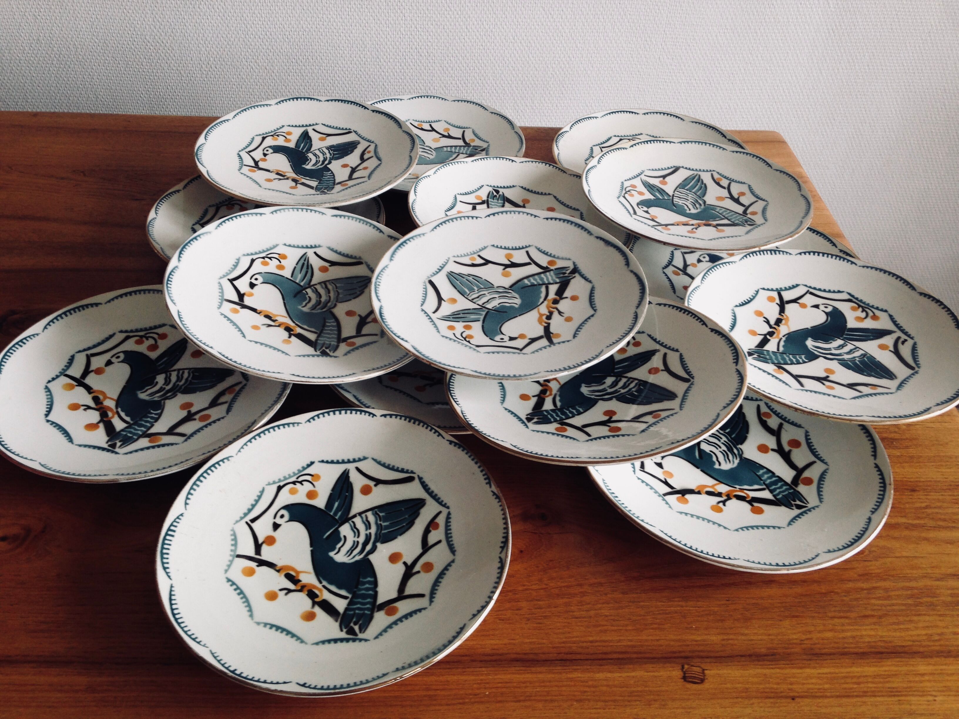 Service to dessert Lunéville by Geo Condé 1930