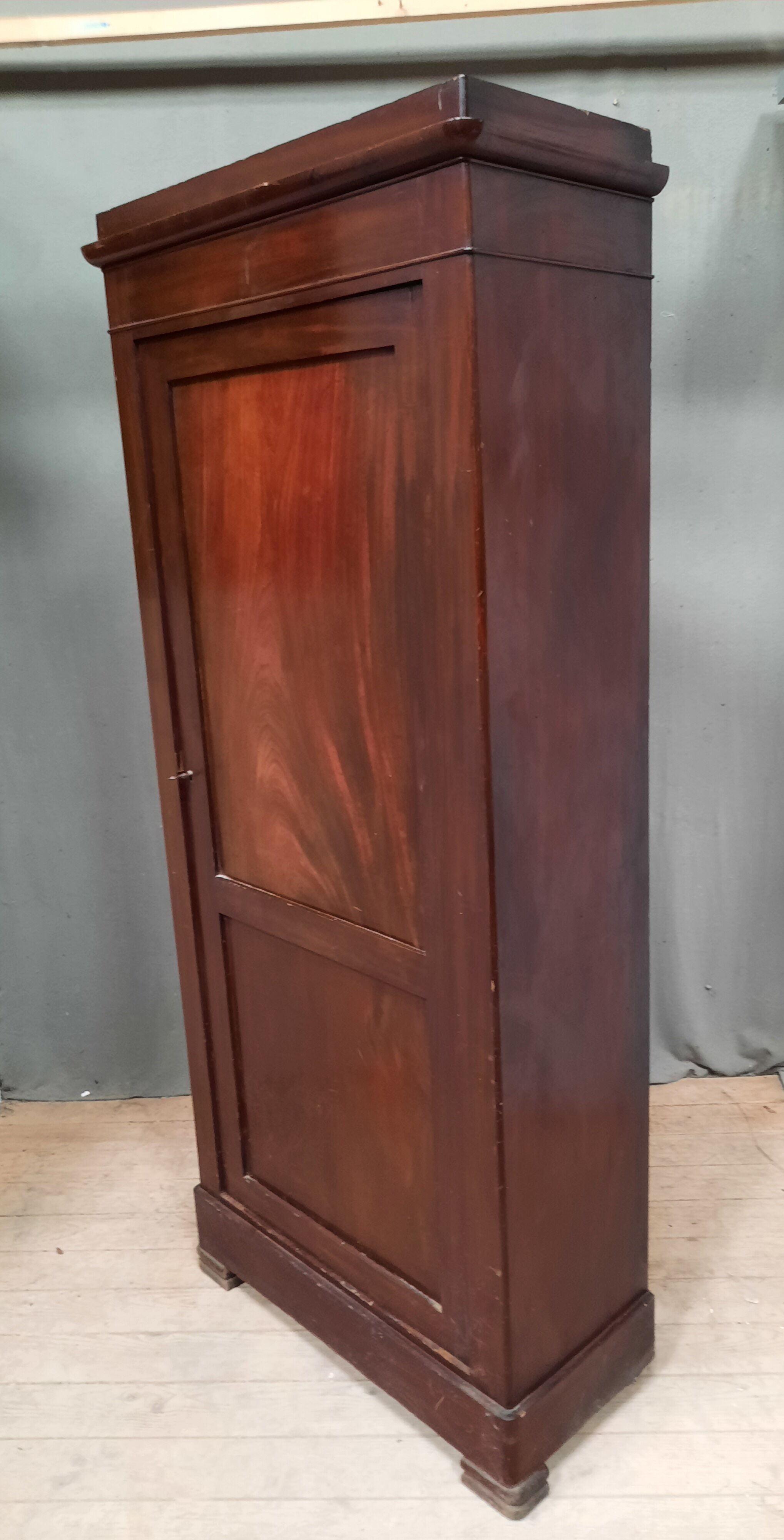 Small mahogany wardrobe