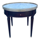 Mahogany hot water bottle table