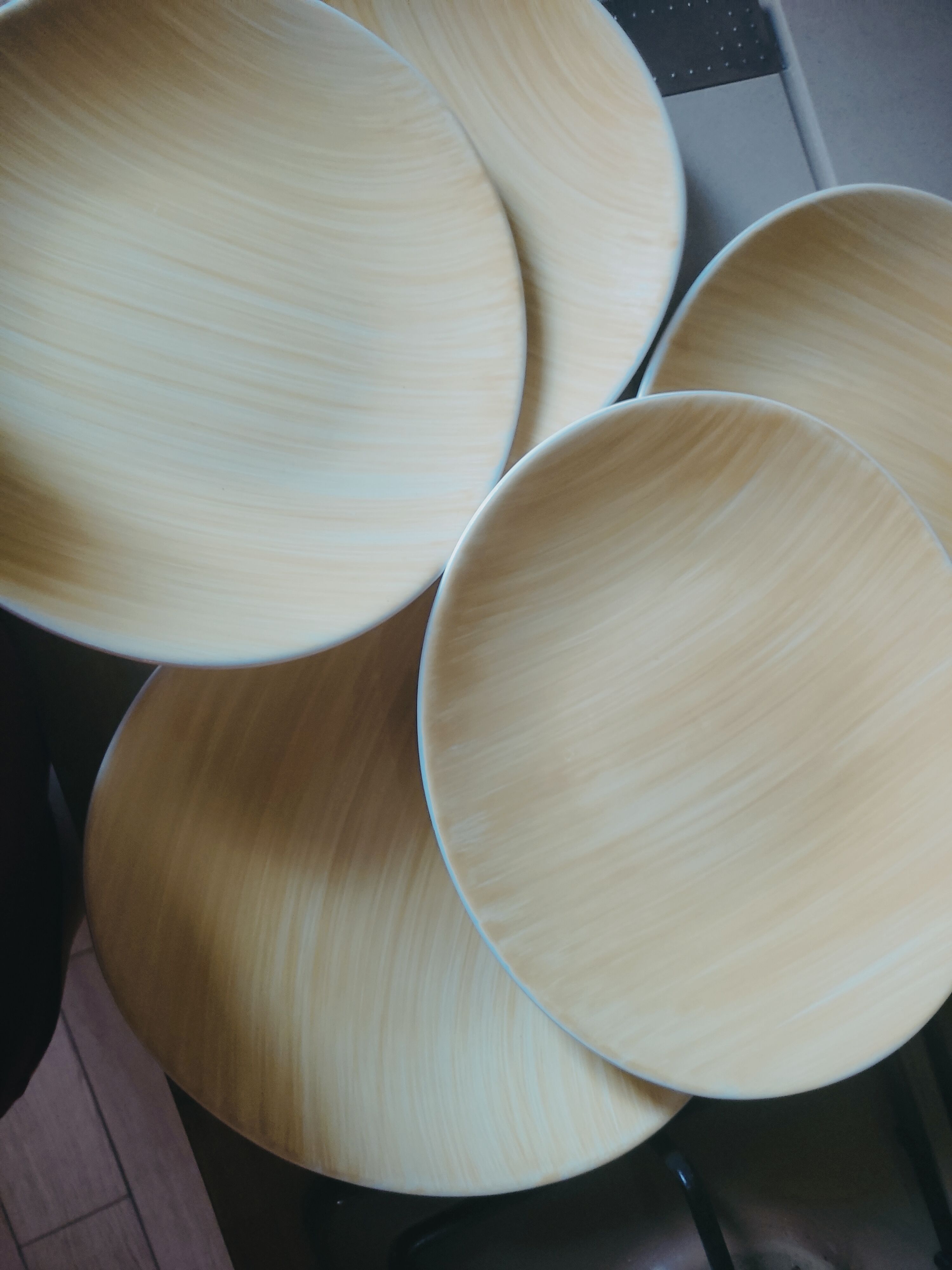 5 oval plates Aquilon by Salins