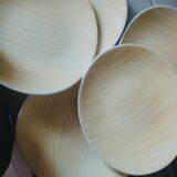 5 oval plates Aquilon by Salins