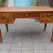 19th century Louis Philippe period walnut desk