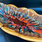 Large vintage dish - Fruit bowl in Vallauris style - 1970s