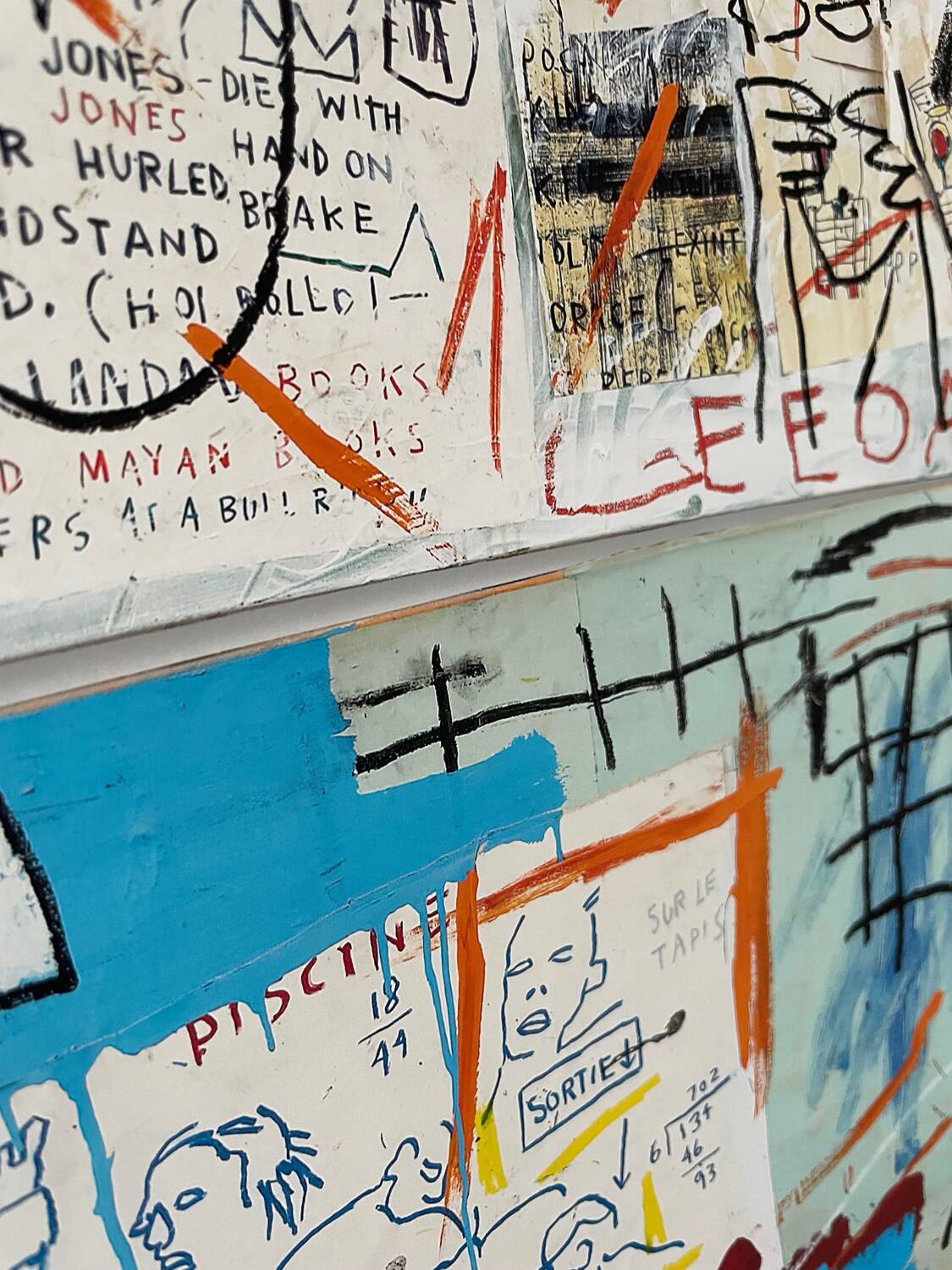 Jean Michel Basquiat (1960-1988) Piscine Versus the Best Hotels,1982, Licensed by Artestar NY