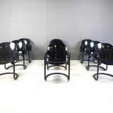 Tobia Scarpa Dialogo Dining Chairs, 1970s - Set of 9