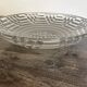 Vintage Art Deco pressed glass plate