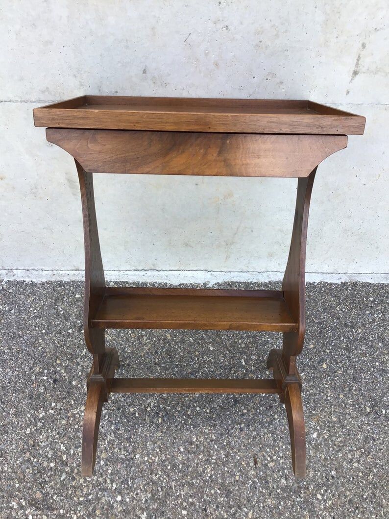 Guerdon vintage art deco style walnut empire 1950