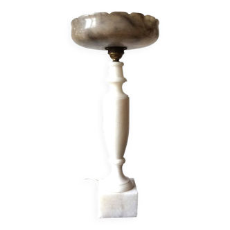 Lampe de table française Louis XVI en marbre