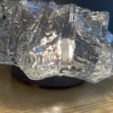 Portuguese snowflake glass flush mounted lamp