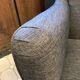 Fauteuil à grand dossier en tissu