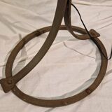 Jean Pierre Ryckaert wrought iron floor lamp 1960 brutalist