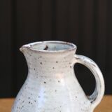 Sandstone pitcher by Jeanne and Norbert Pierlot, 60s