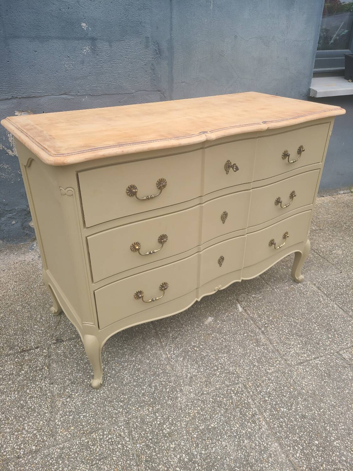 Renovated crossbow chest of drawers