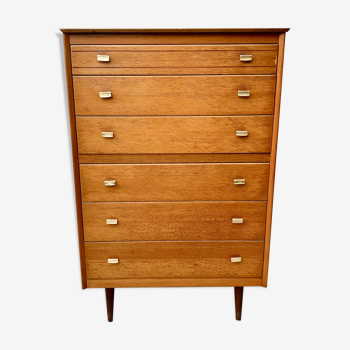 Vintage Chest of Bedroom Drawers by Lebus #D192