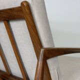 Danish palisander armchairs by Kai Kristiansen