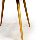 Coffee Table with Black Glass Top by Jiří Jiroutek for Cesky Nabytek, 1960s