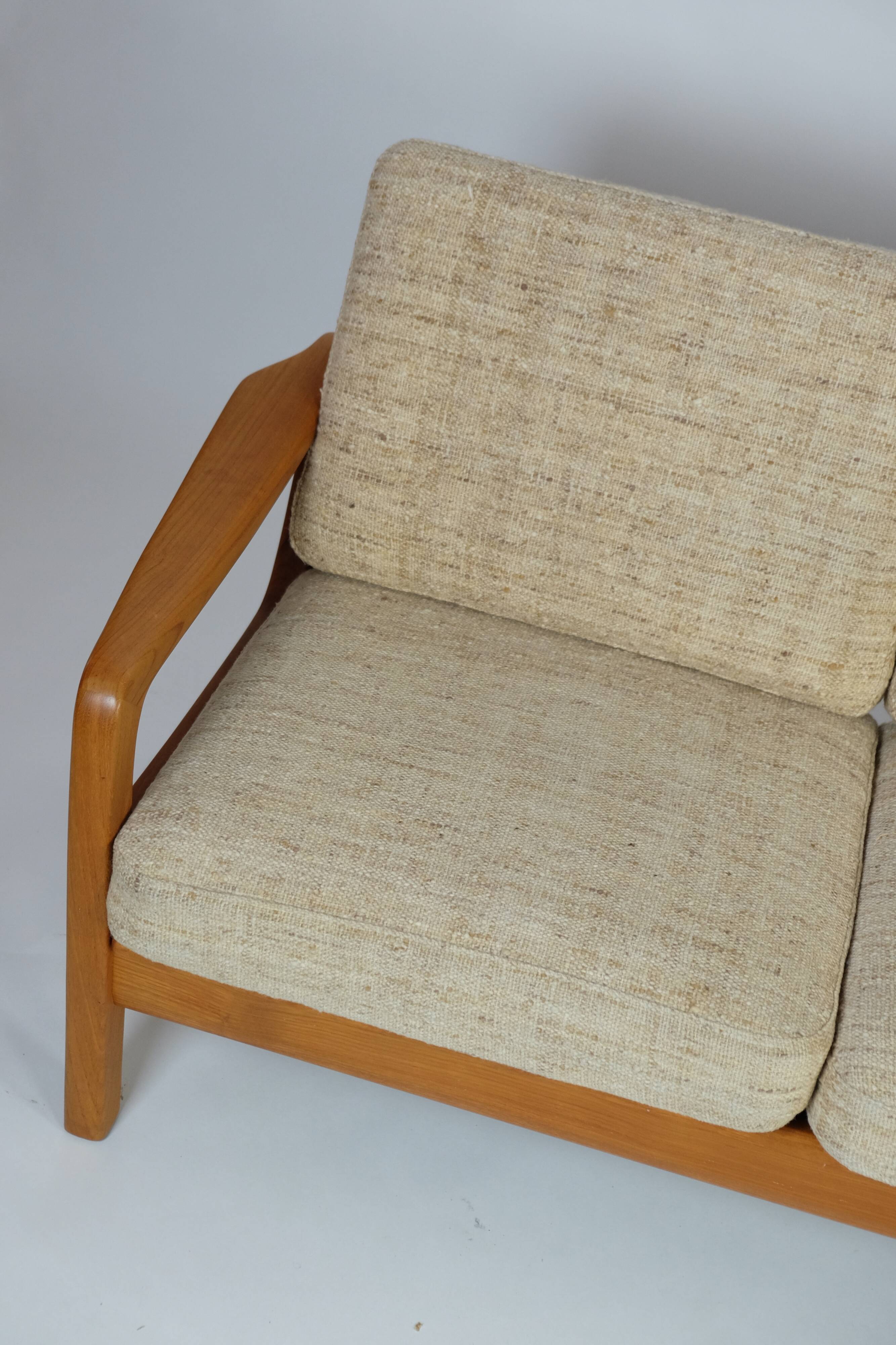 Danish 3-Sitzer Teak Sofa Daybed Juul Kristensen Vintage 60er 70s