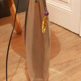 Lampe résine et plexi edition formes et volumes design hauteur: 110 cm