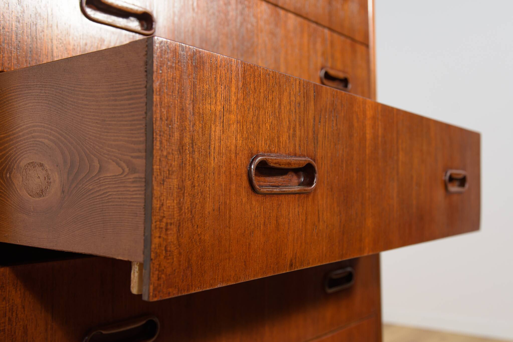 Commode en teck du milieu du siècle, Danemark, années 1960