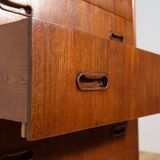 Commode en teck du milieu du siècle, Danemark, années 1960