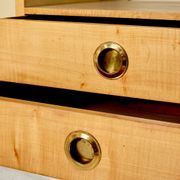 Italian walnut sideboard with mirror