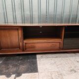 Solid cherry TV stand