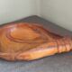 Olive wood cut shell Vintage Falcon