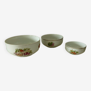 Limoges porcelain salad bowl