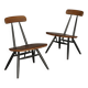 Chaises longues Pirkka par Ilmari Tapiovaara pour Laukaan Puu. Lot de 2