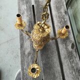 Lustre en laiton trois branches