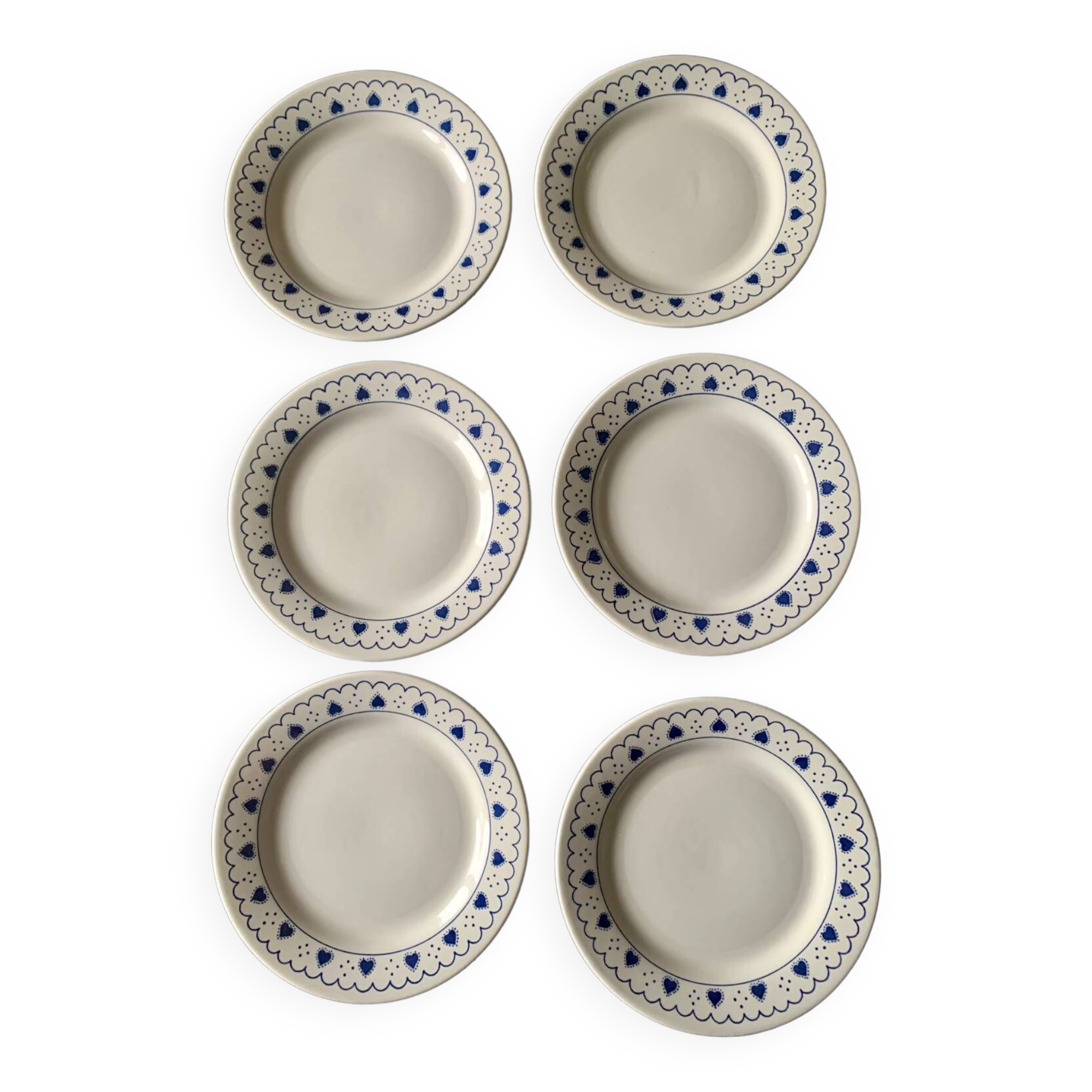 Oxford dessert plates Made in Brazil