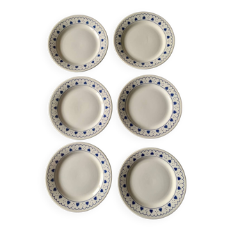 Oxford dessert plates Made in Brazil