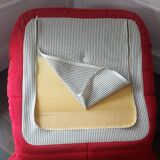 100% original – Togo 1 seater bench – Red Alcantara (Goya Red) by Lig