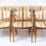 Set Of Six Dining Chairs Model 42 Made In Teak By Kai Kristiansen From 1960