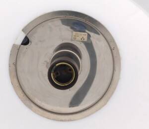 Suspension en verre opalin Peil & Putzler