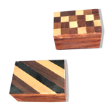 Lot 2 wooden boxes