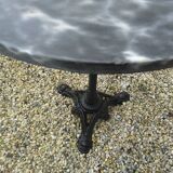 Antique round bistro table