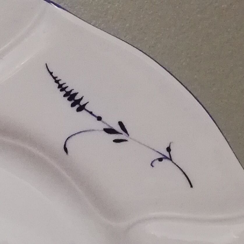 6 flat plates Villeroy and Boch décor "old Luxembourg"