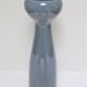 Blue blue grey glazed ceramic hyacinth vase design 70s - 80s