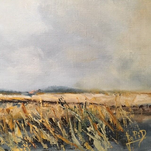 Table signed large sky and field